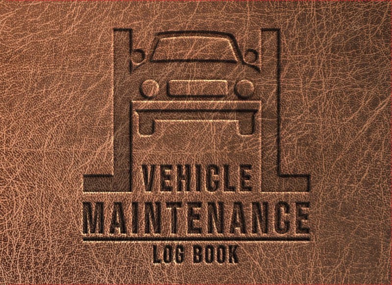 Vehicle Maintenance Log Book – Automotive Service Record – Oil Change -…