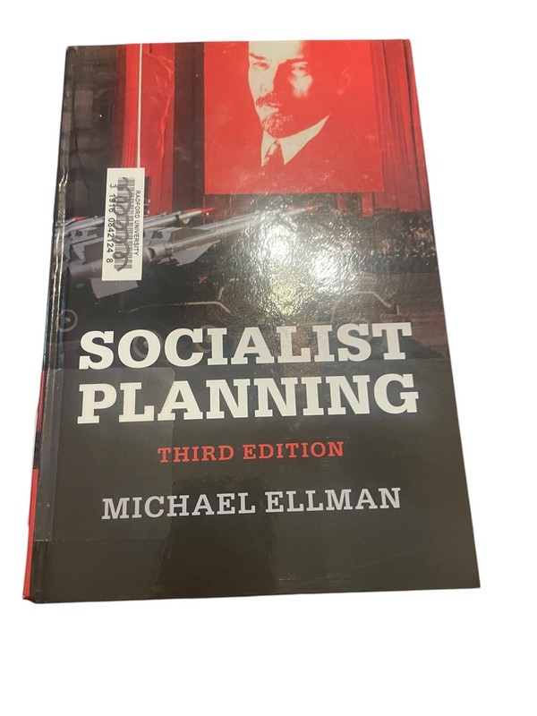 Socialist Planning Michael Ellman 2014 Third Edition Cambridge Press