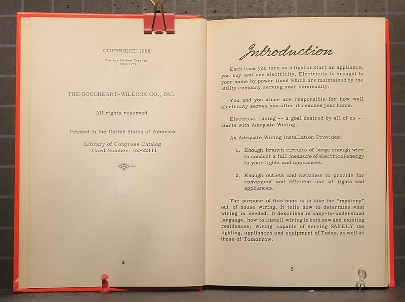 All about House Wiring: by Goodheart-Willcox 1968 Hardcover 2626 gallery