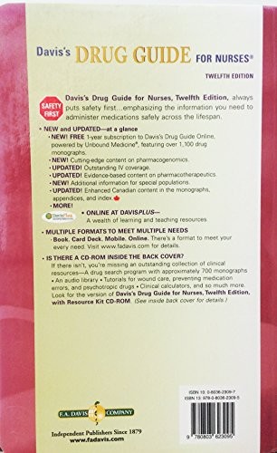 Davis’s Drug Guide for Nurses, F.A. Davis Company