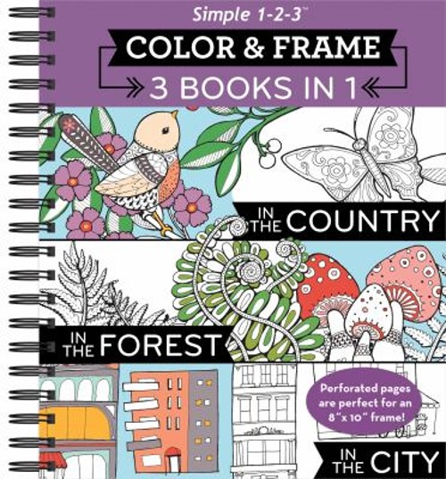 Color and Frame 3 in 1: in the Country, in the Forest, in the Cit