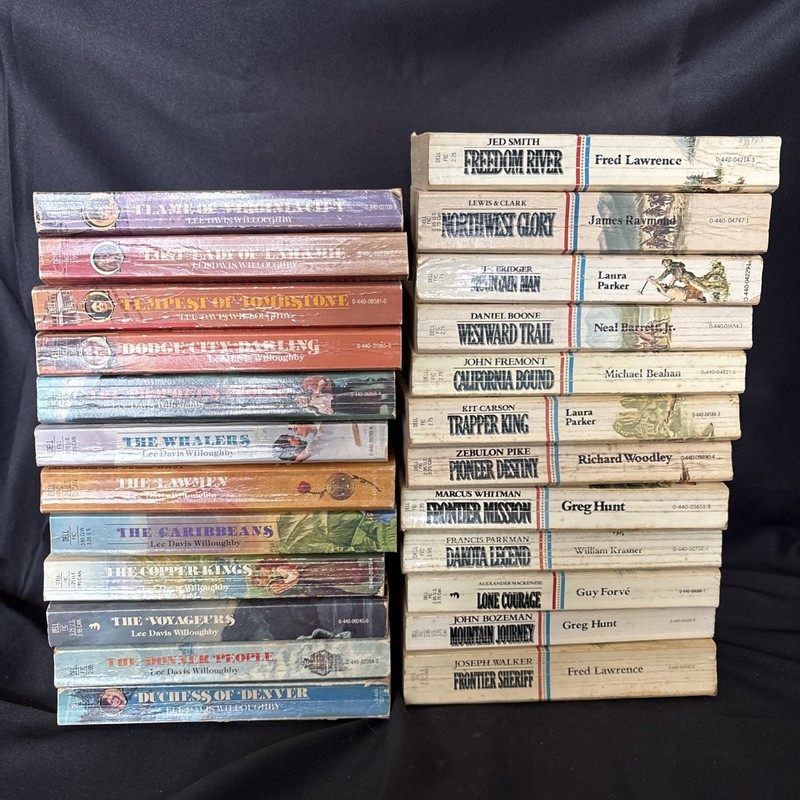 Lot Of 24 American Explorers & Making Of America Series Paperback ~Vintage 1980s