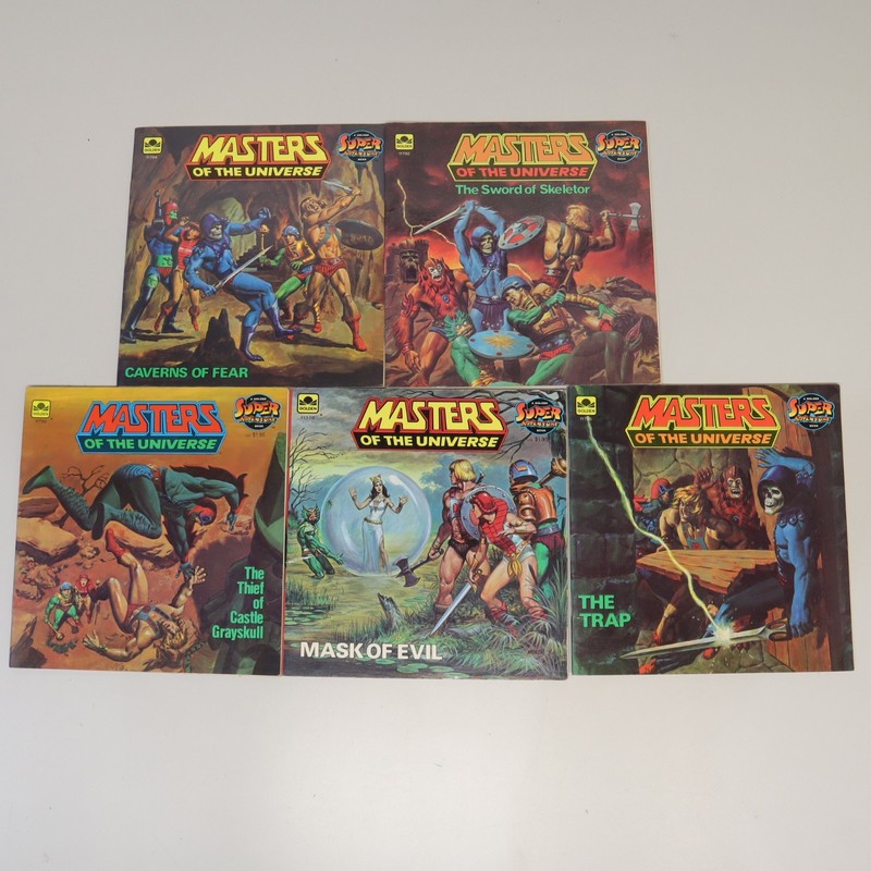 Masters of the Universe Super Adventure Book Set of 5
