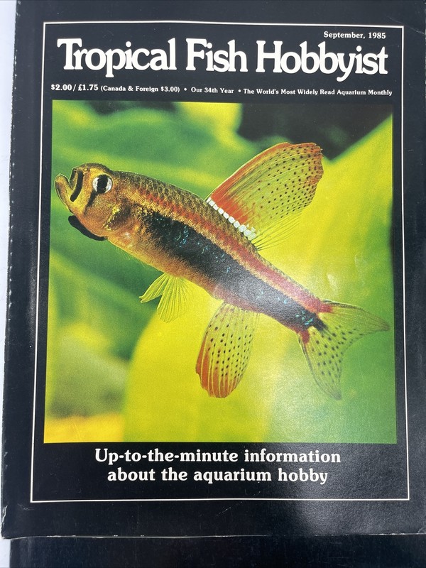 LOT OF 9 Assorted Tropical Fish Hobbyist Magazine Multiple Months & Years 83-86 gallery