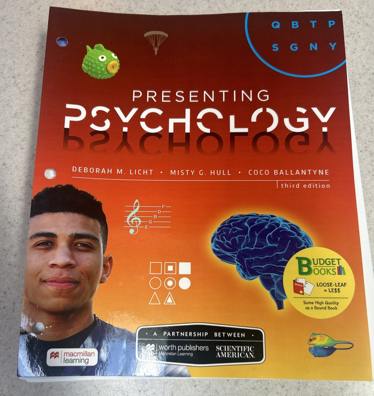 EUC Scientific American Presenting Psychology-Licht/Hull/Ballantyne-Loose Leaf