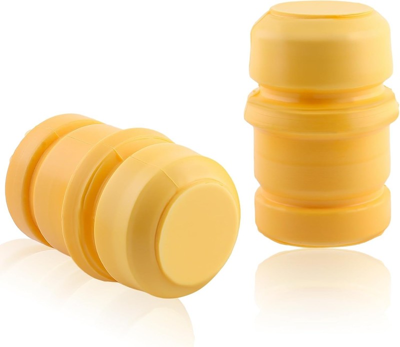 Front Bump Stops for Trucks, Jounce Bumpers in Yellow, Vehicle Specific Fit gallery