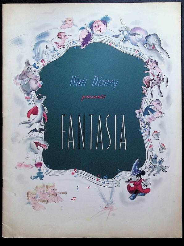 Walt Disney Fantasia Book Vintage Disney Art Film Companion Illustrated