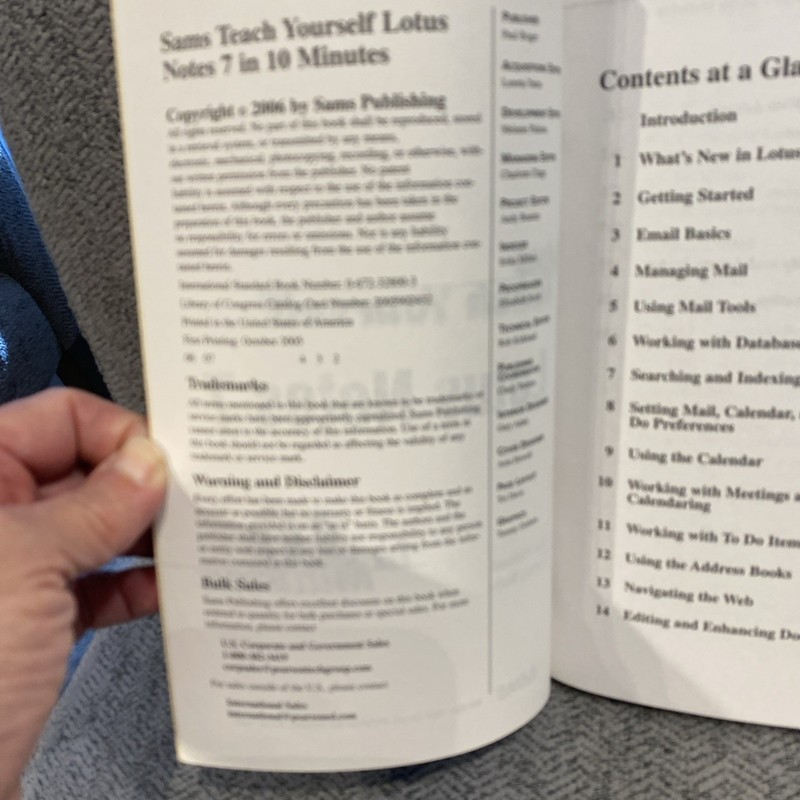 Sams Teach Yourself Ser.: Sams Teach Yourself Lotus Notes 7 in 10 Minutes by... gallery