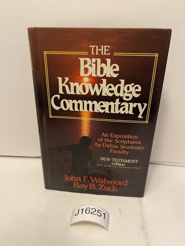 Bible Knowledge Commentary: New Testament by John F. Walvoord HC/DJ 1983 Vintage