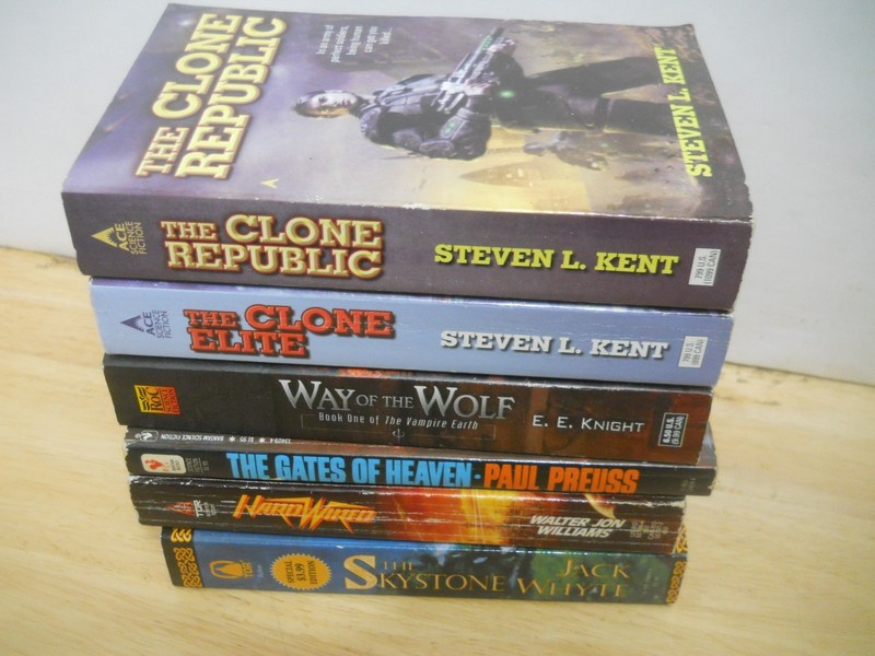 Lot of 6 PBs~ Steven L. Kent & Mixed authors ~ VG normal wear~ Fast Shipping
