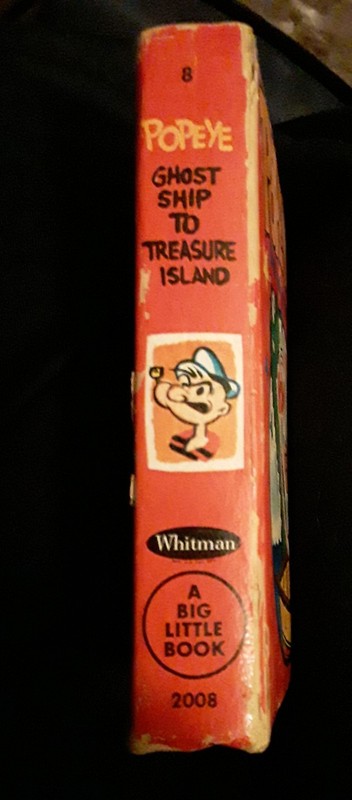 Popeye Ghost Ship To Treasure Island A Big Little Book 1967 Whitman Publishing gallery