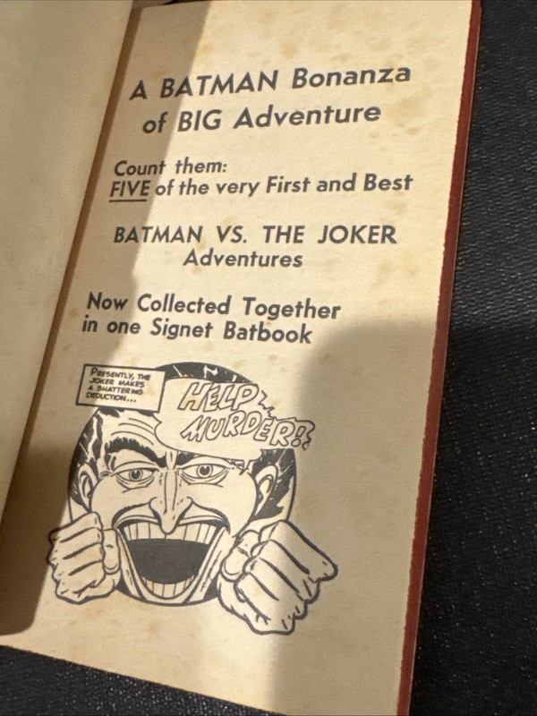 1966 Batman vs The Joker No. 3 Bob Kane Signet Book 1st Print Nice Copy gallery