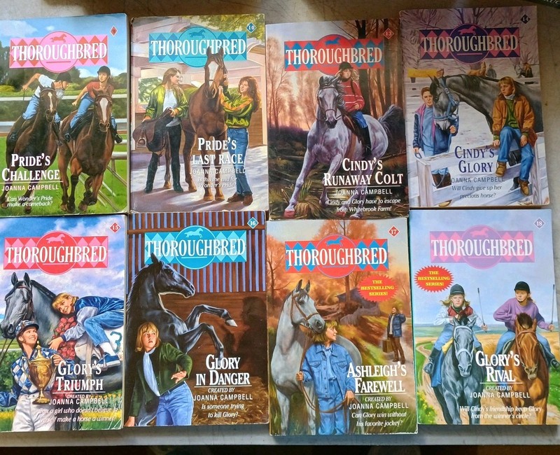 Lot of 33 Thoroughbred Books Series by Joanna Campbell Vintage 1990's OOP gallery