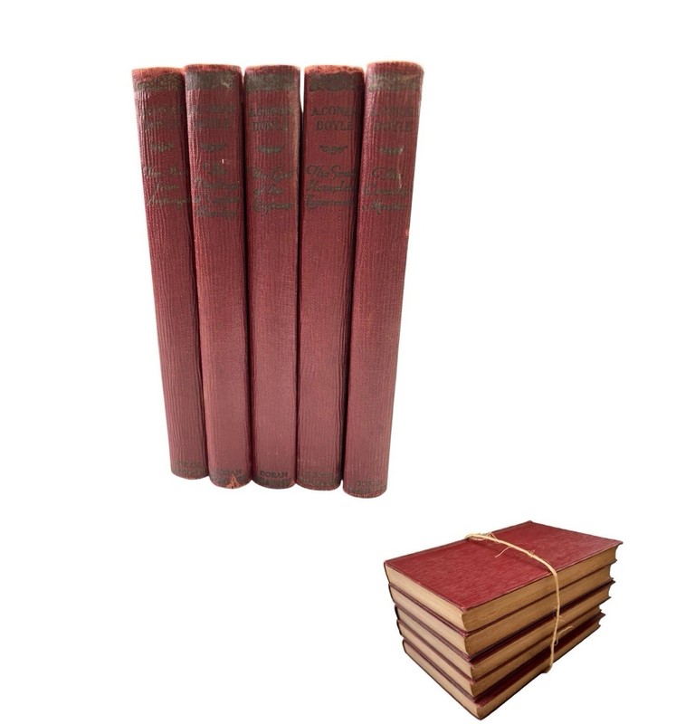 Rare A. Conan Doyle 5/6 Matching Set- George Doran 1925 US First Edition