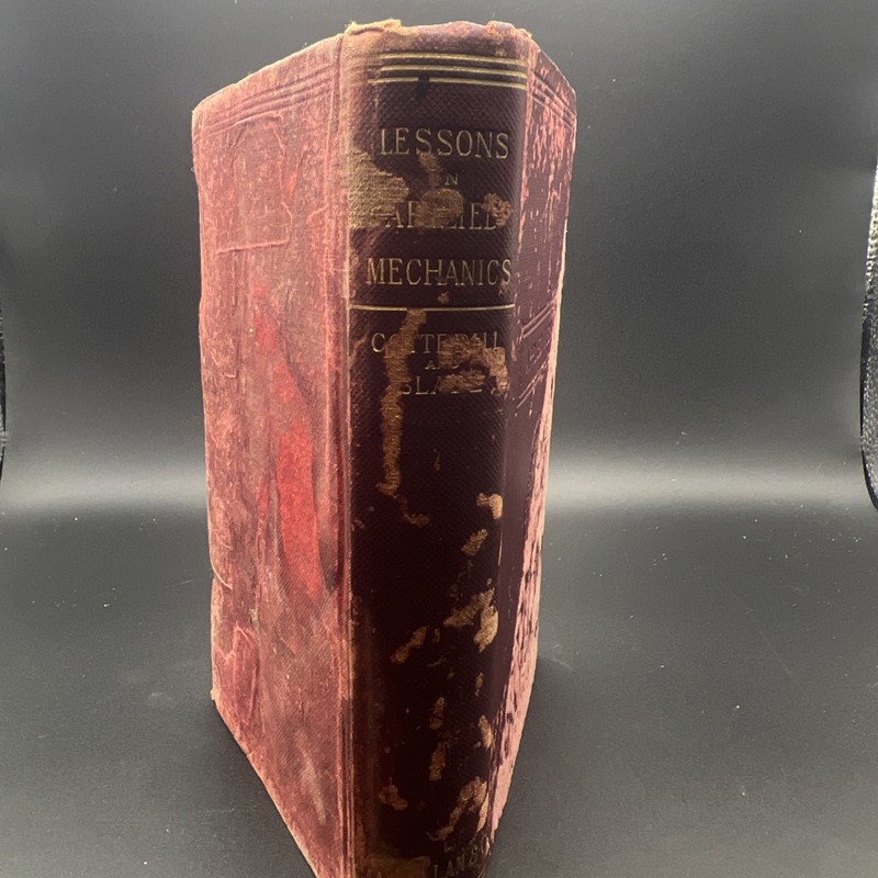 Antique 1902 book Lessons in Applied Mechanics James H. Cotterill/ John H. Slade gallery