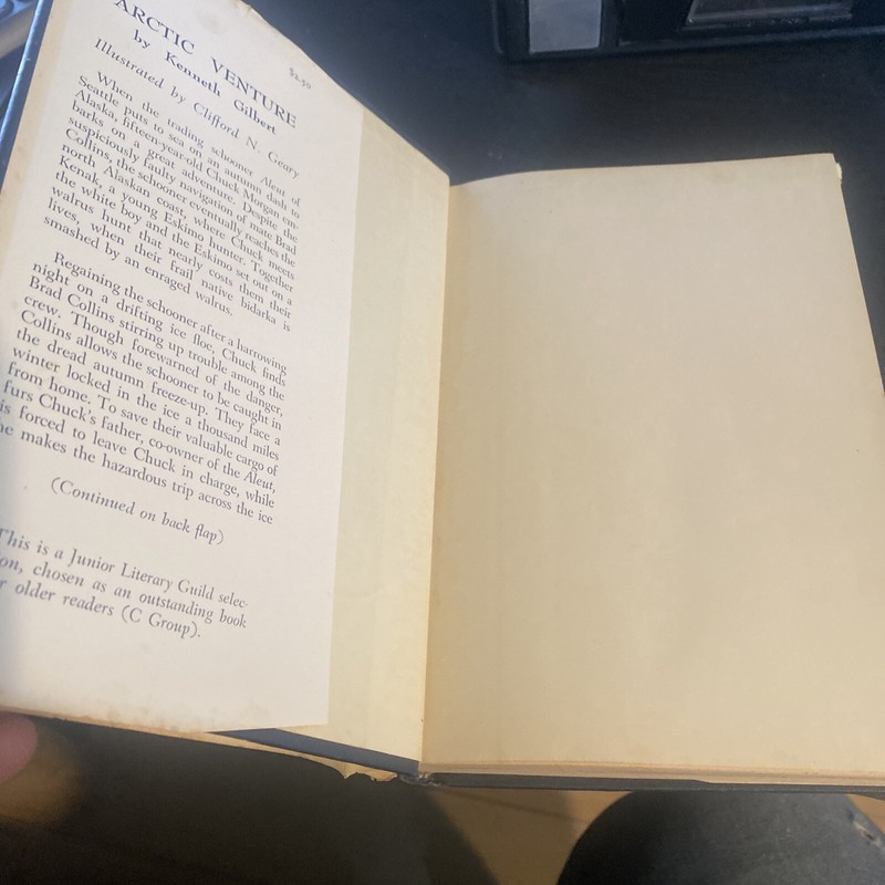 ARCTIC VENTURE/KENNITH GILBERT/HENRY HOLT AND COMPANY 1950. HC gallery