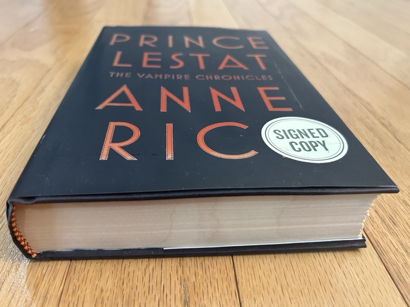 Prince Lestat: Vampire Chronicles Anne Rice (2014, Hardcover) Signed Auto Copy gallery