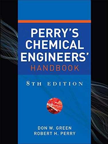 Perry’s Chemical Engineer’s – Hardcover, by Perry Robert H.; – Acceptable n
