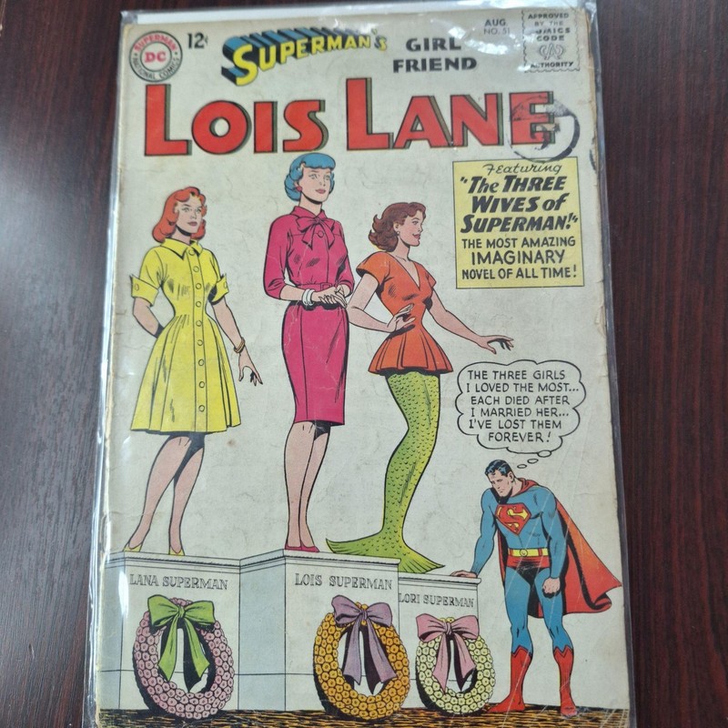 Vintage DC Superman’s Girl Friend Lois Lane #89 Comic Book Silver Age Superman