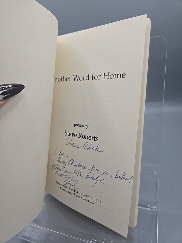 Another Word for Home Poems by Steve Roberts 2010 Signed gallery