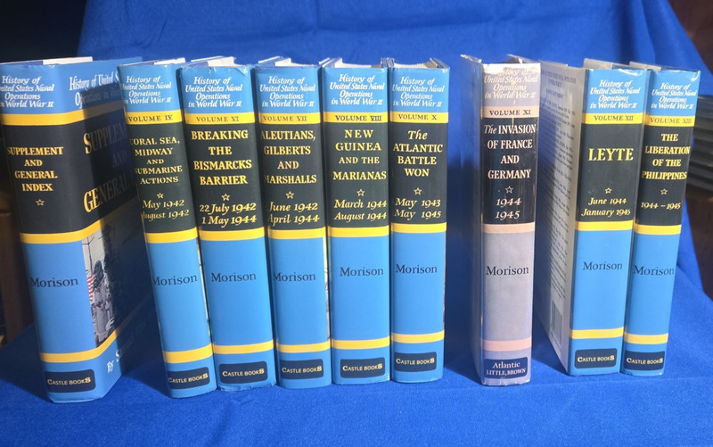 HISTORY OF THE UNITED STATES NAVAL OPERATIONS IN WORLD WAR II 4,6,7,8,10,12,13 +