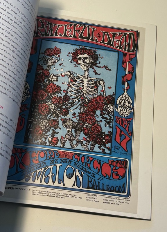 BOOK on Psychedelic Posters 1960s San Francisco CA drugs hippies counterculture gallery