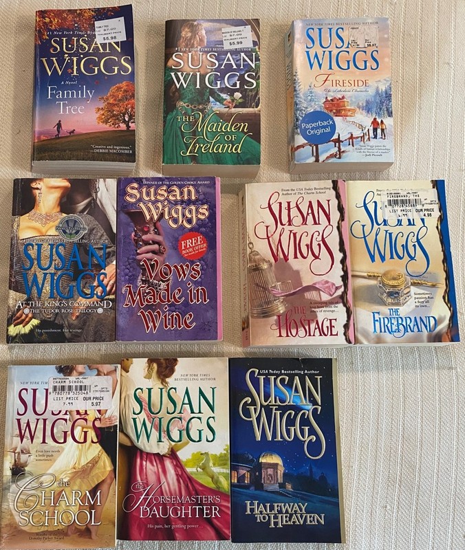 6 PARTIAL SERIES by Susan Wiggs – Lakeshore, Calhoun, Tudor Rose 10 Book Lot