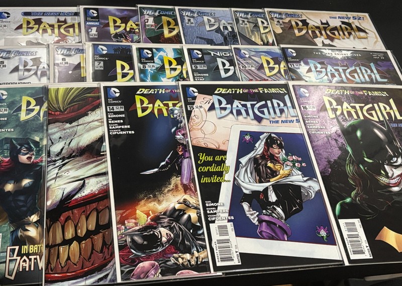 Batgirl #0-16 + Annual (2011) DC First Print Comic Gail Simone Adam Hughes