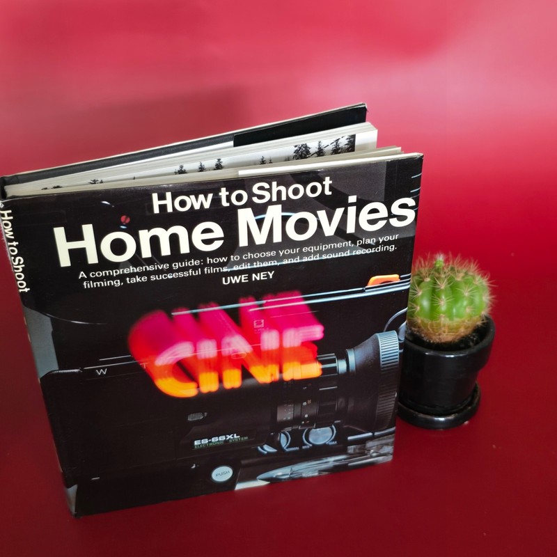 Vintage How to Shoot Home Movies Hardcover Book Uwe Ney 1978 VGC