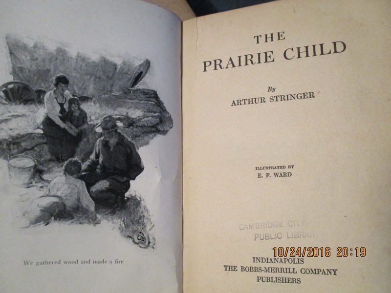 The Prairie Child 1922 Arthur Stringer Fiction Canada Family High Prairie jk36 gallery