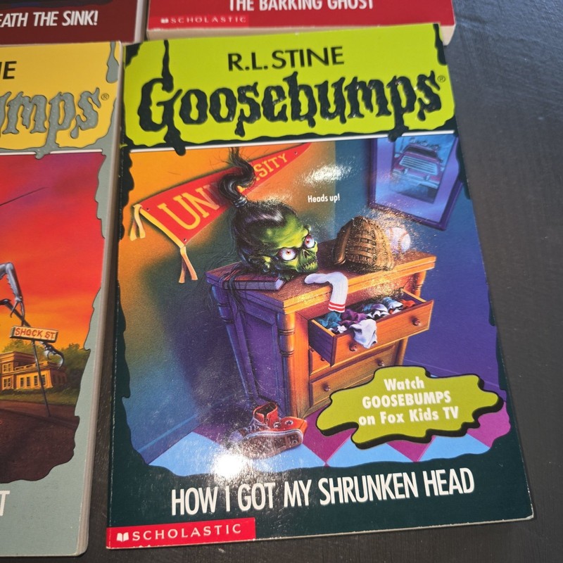Goosebumps R.L. Stine Book Lot of 9 Original Series Scholastic Apple Fiction 90s gallery