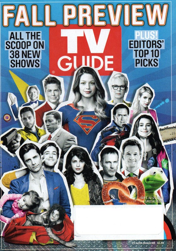 TV GUIDE Magazine September 14-20 2015 Fall Preview Special Issue 38 New Shows