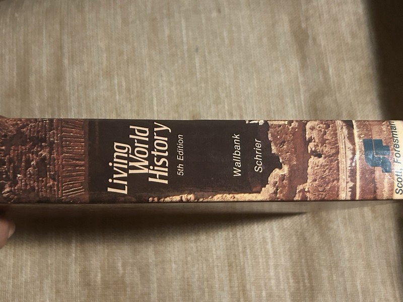 Vintage World History Textbook ‘Living World History 5th Edition’ 1982 HC gallery