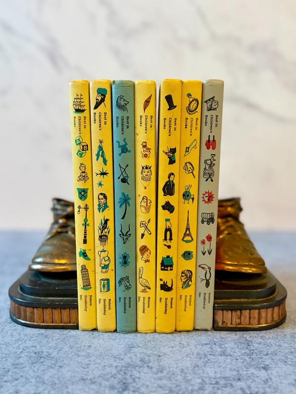 Best in Children’s Books Set Nelson Doubleday Illustrated Children Book Lot 1950