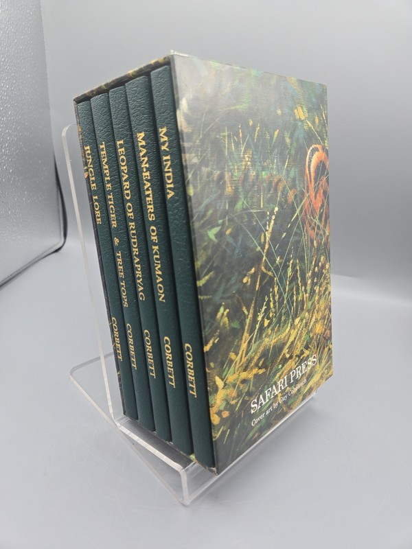 Jim Corbett Collection Safari Press Five Volume Box Set Edition Hardcover