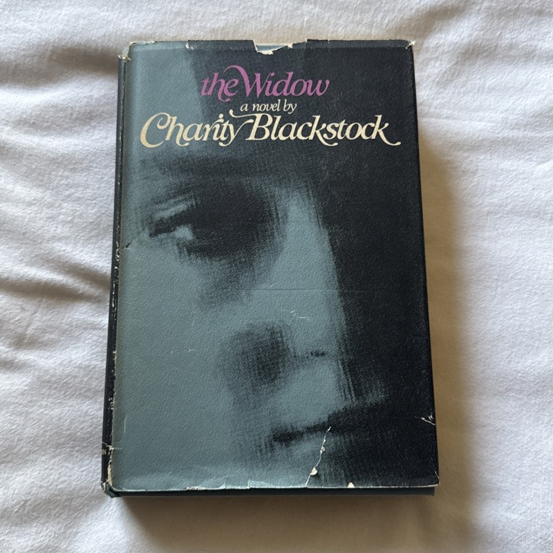 The Widow by Charity Blackstock Vintage Gothic Romance Suspense Hardcover 1st
