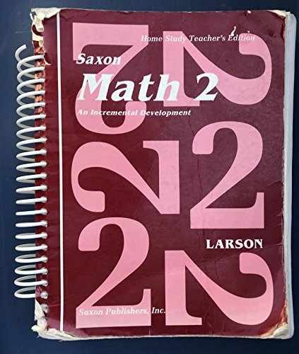 Teacher’s Manual 1994: 1st Edition – Spiral-bound, by LARSON – Acceptable w