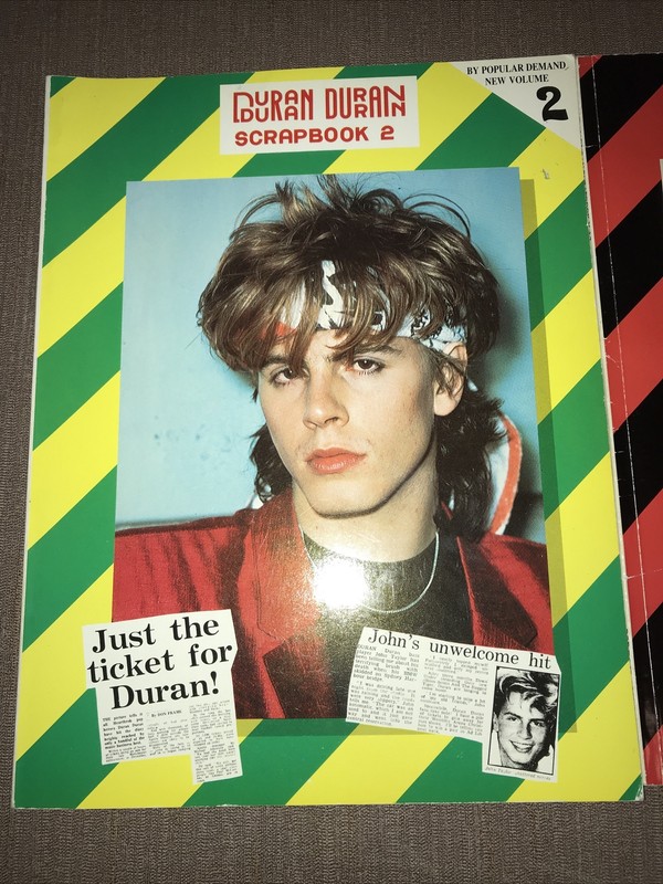 Vintage 80s Duran Duran Scrapbooks Volumes 2 & 3 Softcover Rare UK Editions gallery