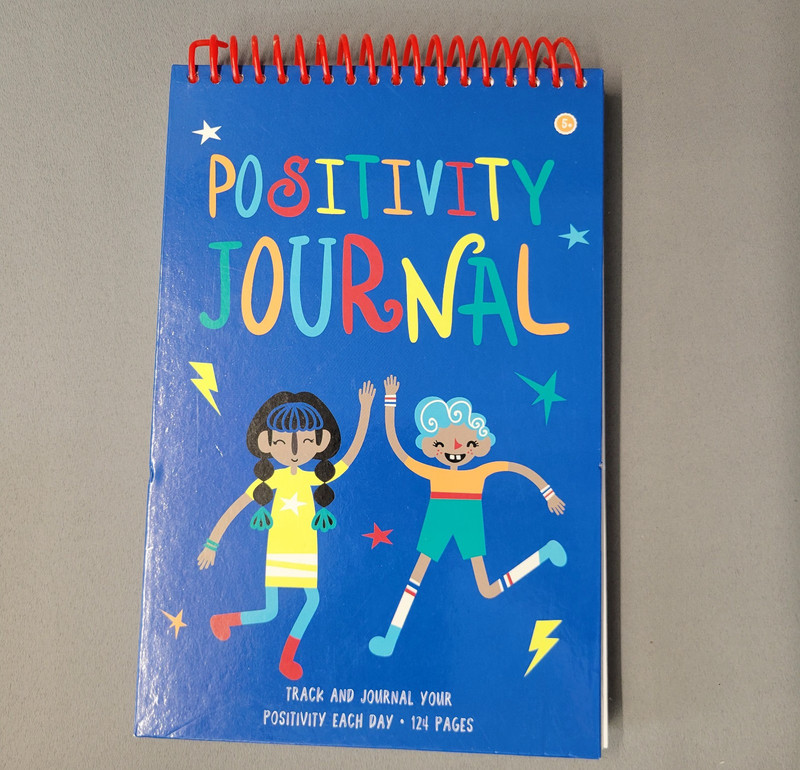 Positivity Journal Book Children & Teens Express Emotions Hardcover Spiral