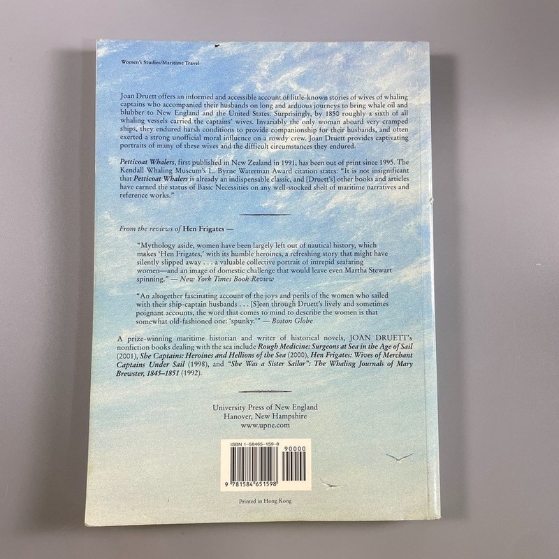 Petticoat Whalers Whaling Wives at Sea by Joan Druett - UPNE 2001 - TPB gallery