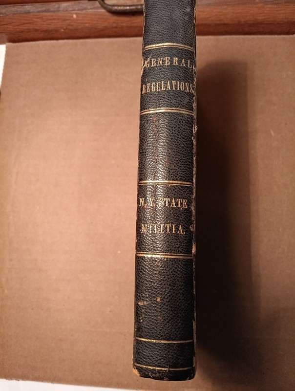 Org. General Reg. Military Forces Book New York 1858 Militia Complete.