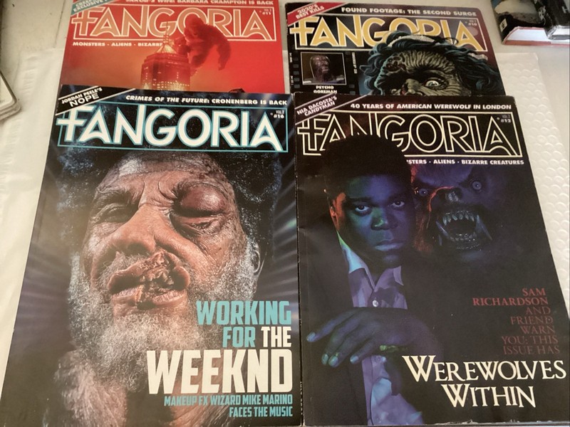 Lot 4 Fangoria Vol 2 #10-12 2021 2022 Vol 2 #16