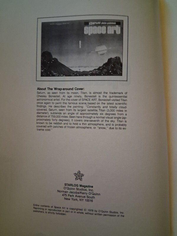 Starlog Photo Guidebook - Space Art By Ron Miller Coffee Table Paperback Book gallery
