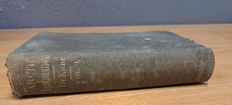 1856 Arctic Explorations Years 1853-1855 Vol 1 Dr Elisha Kane Hardback w/ Map 06 gallery