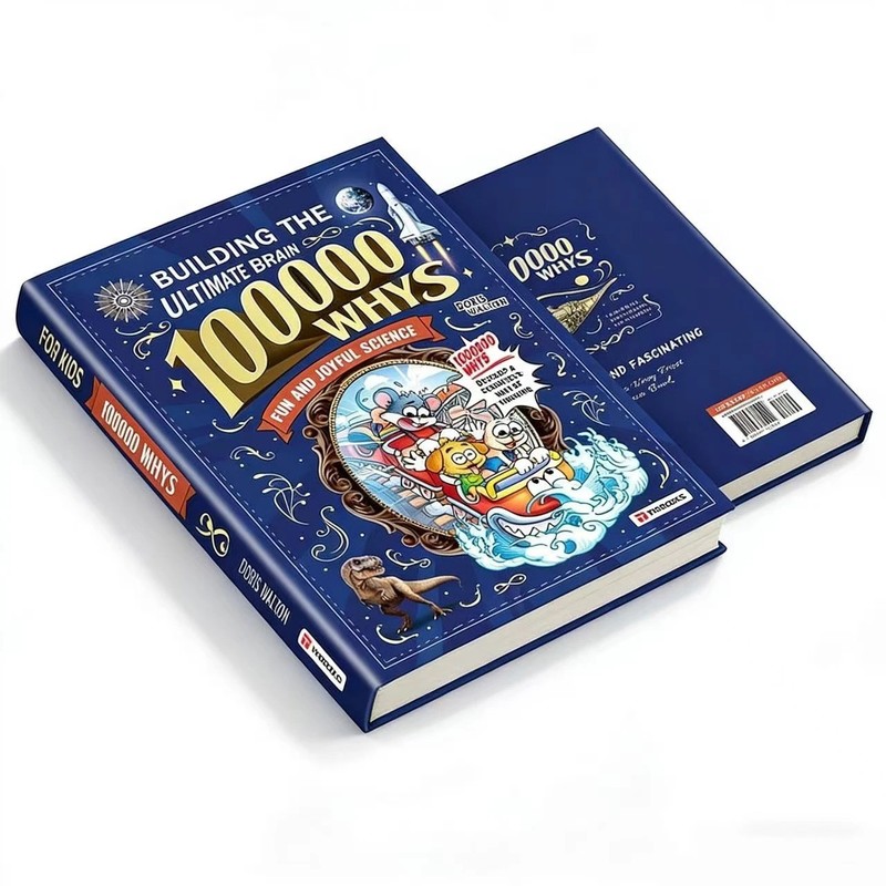 100000 Whys Building the Ultimate Brain Kids Science STEM Cartoon Book English