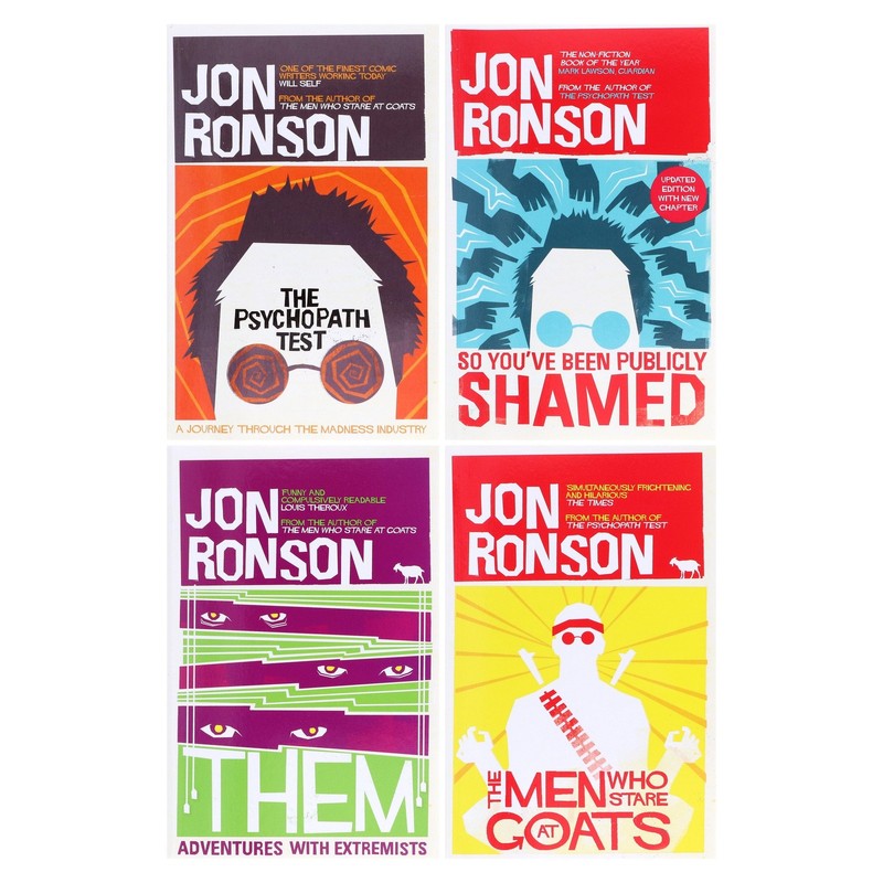 Jon Ronson 4 Books Collection Set - Non-Fiction - Paperback gallery