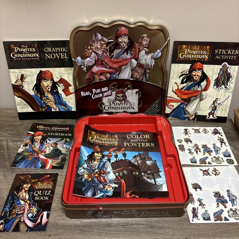 Pirates of the Caribbean Tin: Disney Pirates 2007 Promotional Item Partial Uses gallery