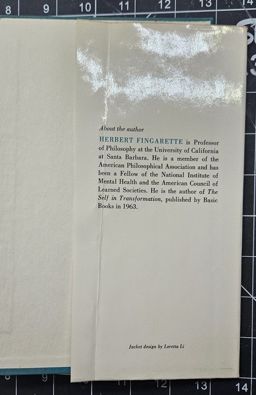 Herbert Fingarette ON RESPONSIBILITY 1967 1st Edition 1st Printing DJ VG gallery