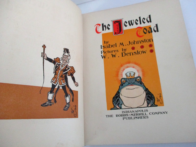 The JEWELED TOAD by Isabel Johnston, Illustrated by W.W. Denslow, (1907) 1st Ed. gallery