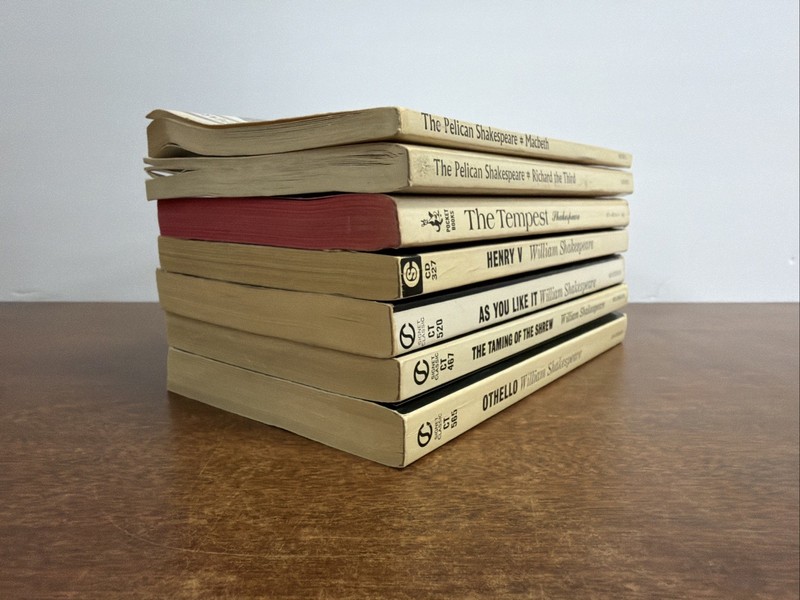 William Shakespeare Mixed Softcover Book Lot Of 7 1960's-1970’s Vintage gallery